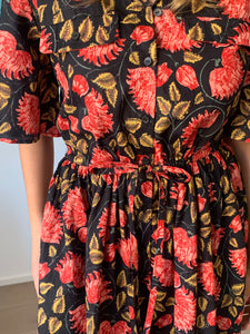An étté delight, ready for a lunch date near you ... the Indiana Dress in Spirited print is an elegant mini dress bringing a spirited play to your every day. 100% cotton. Block printed fabric.