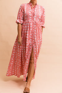 The Paloma Dress in Watermelon
